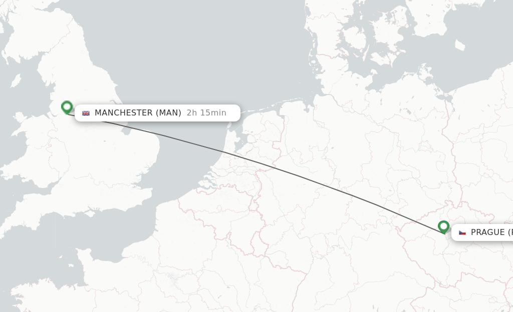 Direct Non Stop Flights From Prague To Manchester Schedules