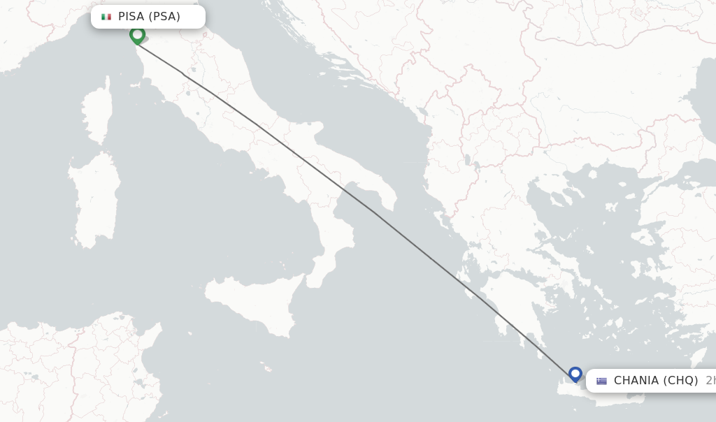 Direct Non Stop Flights From Pisa To Chania Schedules Flightsfrom