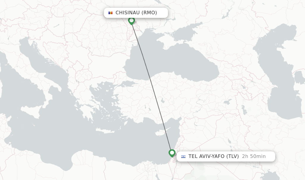 Direct Non Stop Flights From Chisinau To Tel Aviv Yafo Schedules