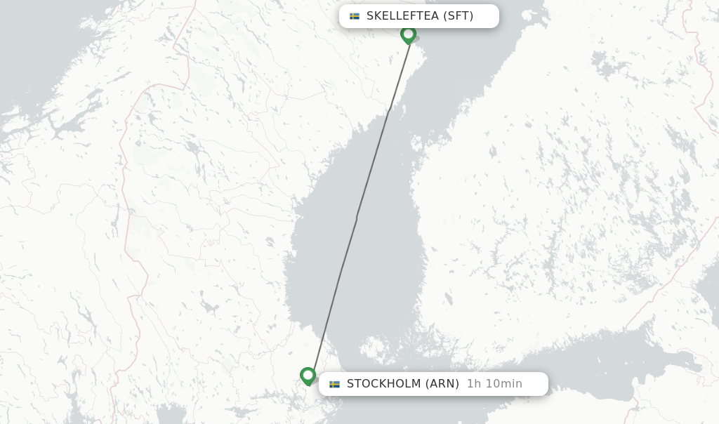 Direct Non Stop Flights From Skelleftea To Stockholm Schedules