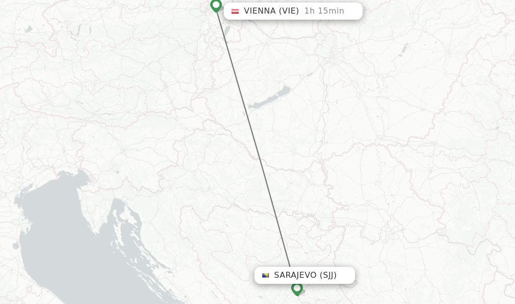 Direct Non Stop Flights From Sarajevo To Vienna Schedules