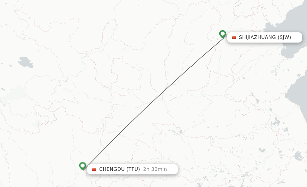 Direct Non Stop Flights From Shijiazhuang To Chengdu Schedules