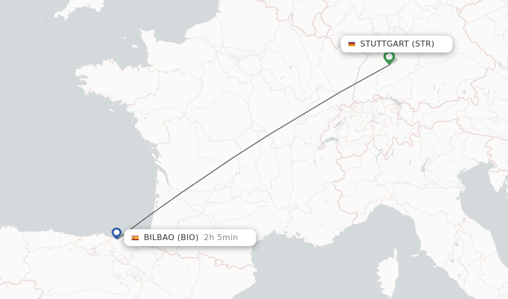 Direct Non Stop Flights From Stuttgart To Bilbao Schedules