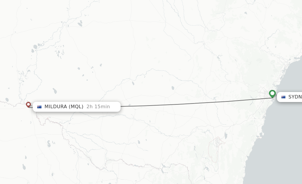 Direct Non Stop Flights From Sydney To Mildura Schedules