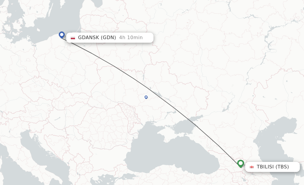 Direct Non Stop Flights From Tbilisi To Gdansk Schedules