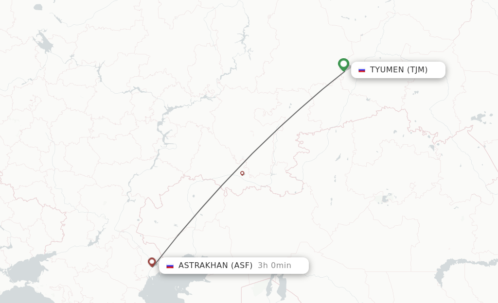 Direct Non Stop Flights From Tyumen To Astrakhan Schedules