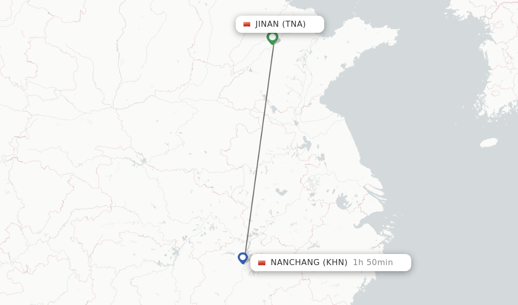 Direct Non Stop Flights From Jinan To Nanchang Schedules