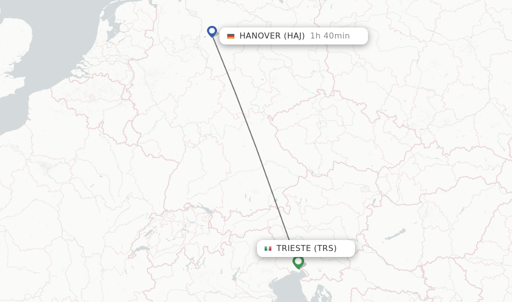 Direct Non Stop Flights From Trieste To Hanover Schedules