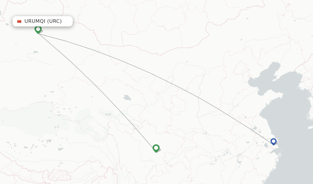 Juneyao Airlines Flights From Urumqi Urc Flightsfrom