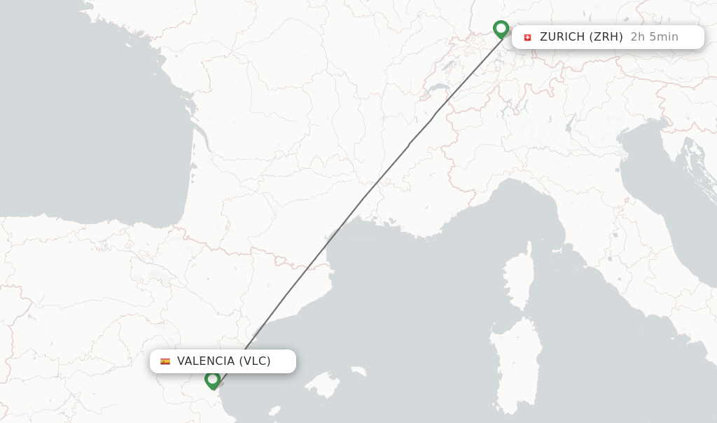 Direct Non Stop Flights From Valencia To Zurich Schedules