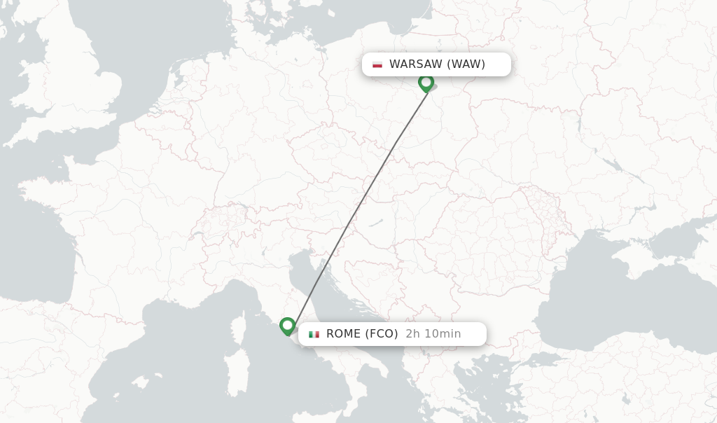 Direct Non Stop Flights From Warsaw To Rome Schedules FlightsFrom