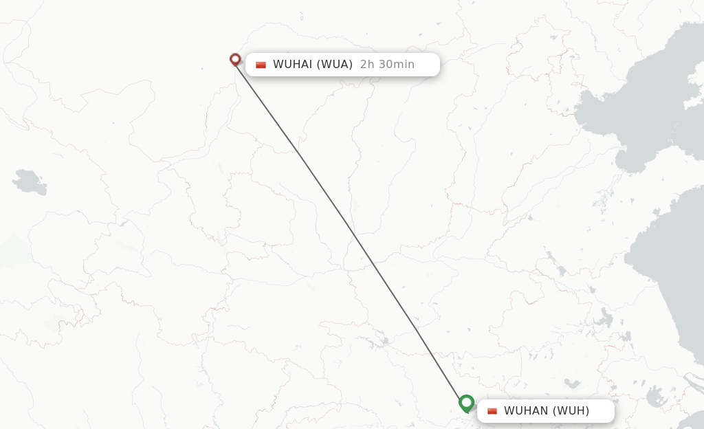 Direct Non Stop Flights From Wuhan To Wu Hai Schedules