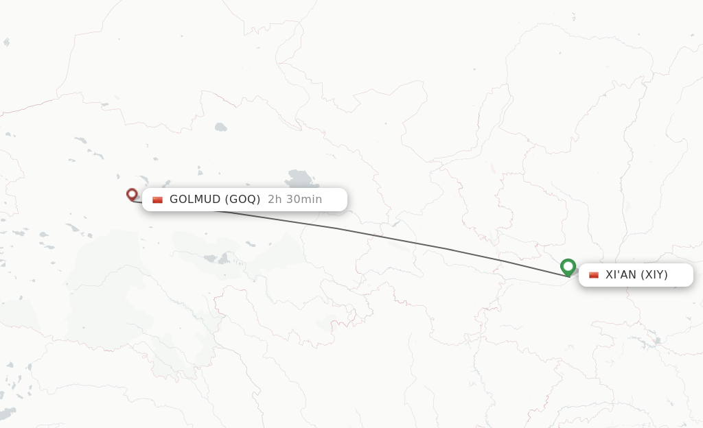 Direct Non Stop Flights From Xian To Golmud Schedules Flightsfrom