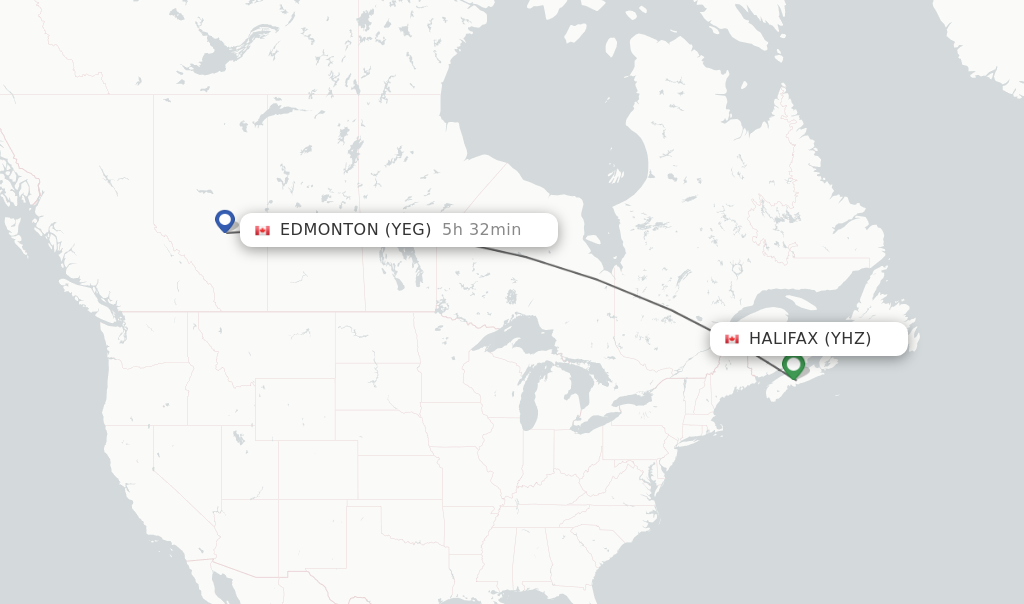 Direct Non Stop Flights From Halifax To Edmonton Schedules