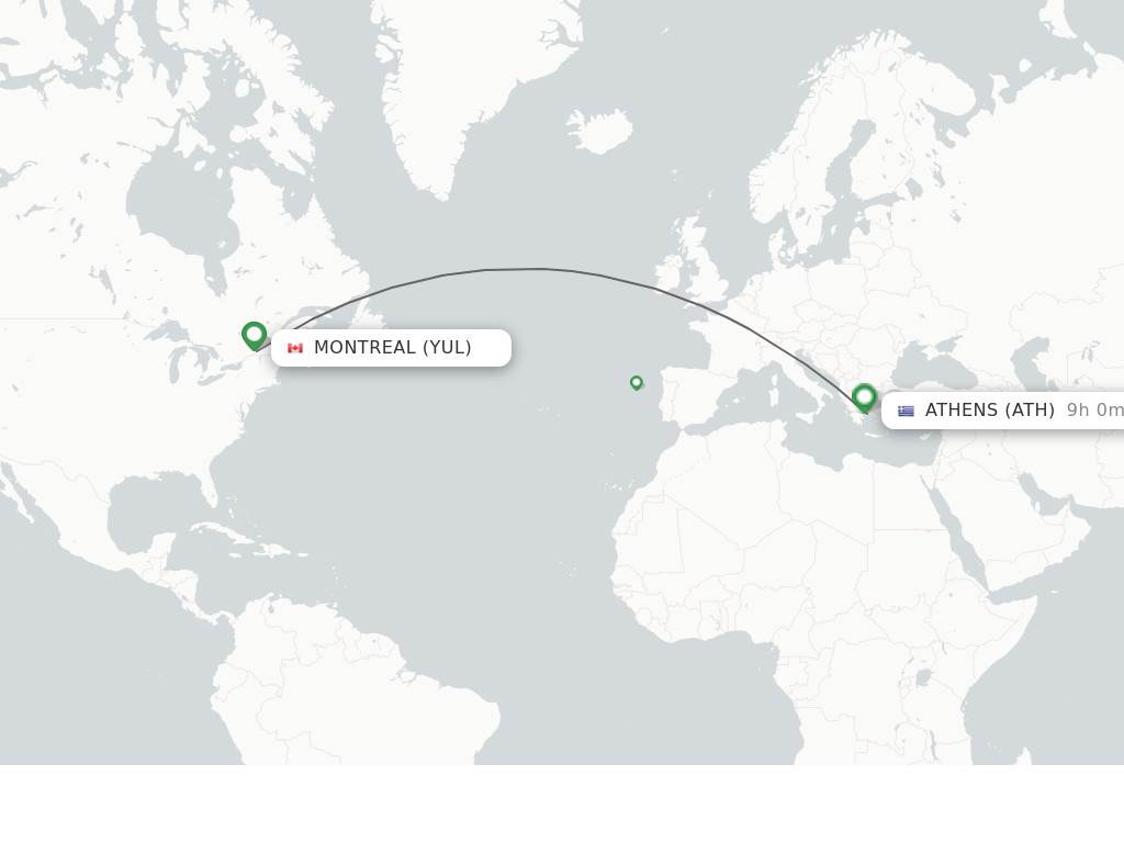 Direct Non Stop Flights From Montreal To Athens Schedules