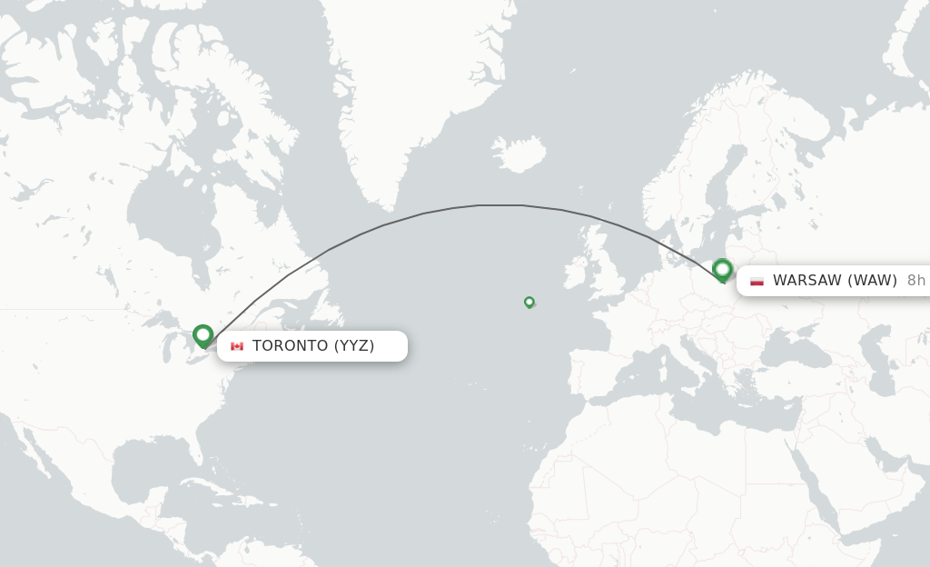 Direct Non Stop Flights From Toronto To Warsaw Schedules