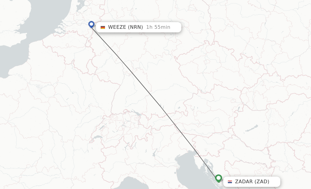 Direct Non Stop Flights From Zadar To Dusseldorf Schedules