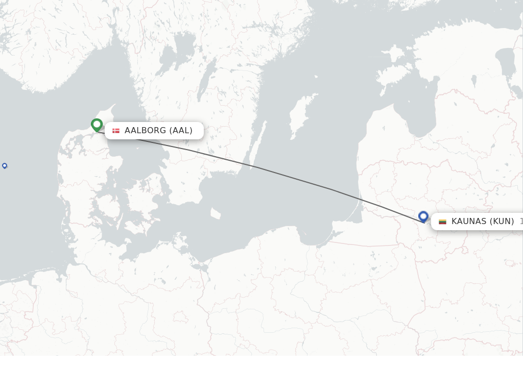 Direct (non-stop) Flights From Aalborg To Kaunas - Schedules ...