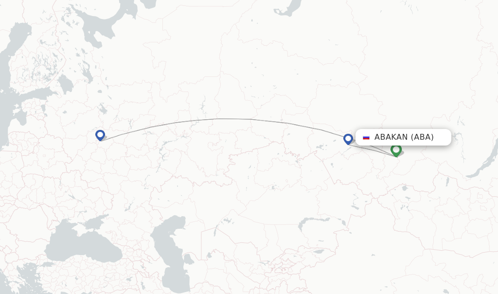 S7 Airlines flights from Abakan, ABA