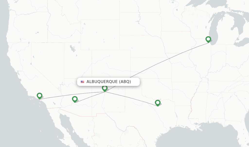 American Airlines flights from Albuquerque, ABQ