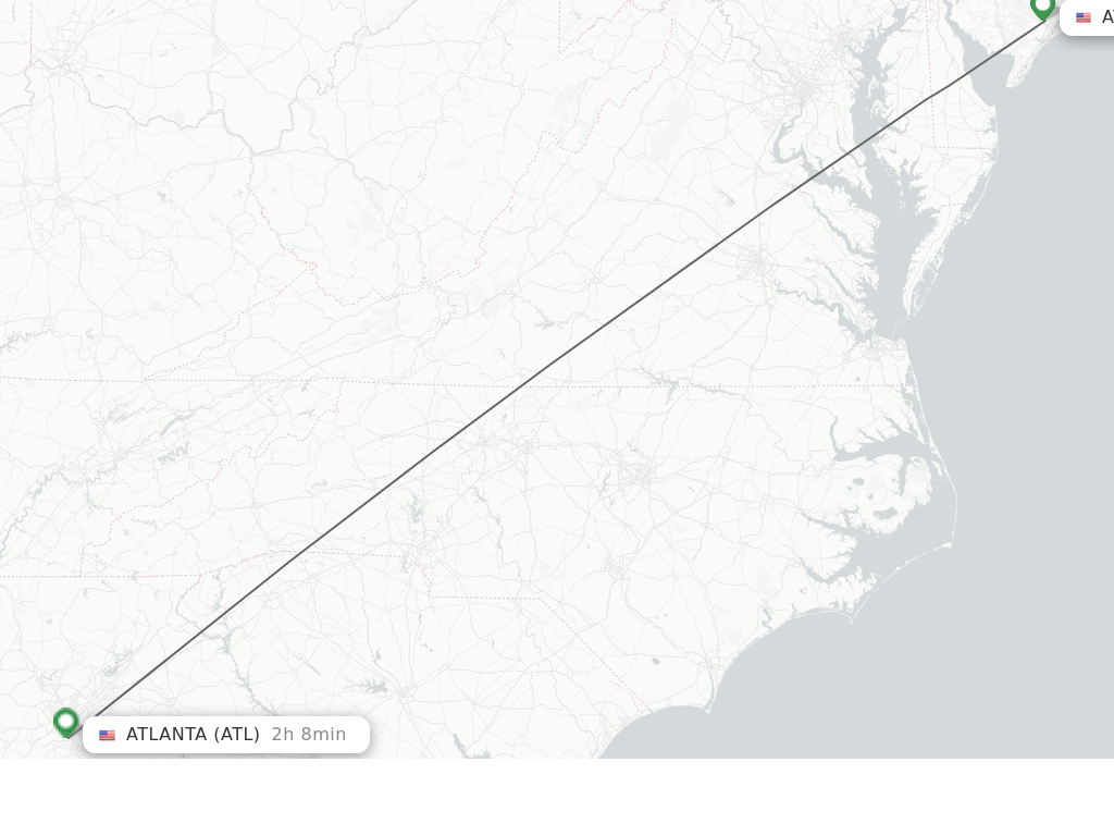 driving distance from philadelphia airport to atlantic city