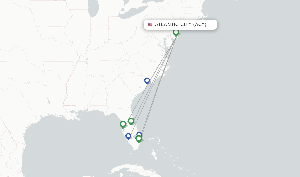 Spirit flights from Atlantic City, ACY - FlightsFrom.com