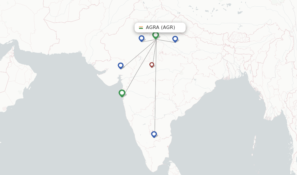 IndiGo flights from Agra, AGR