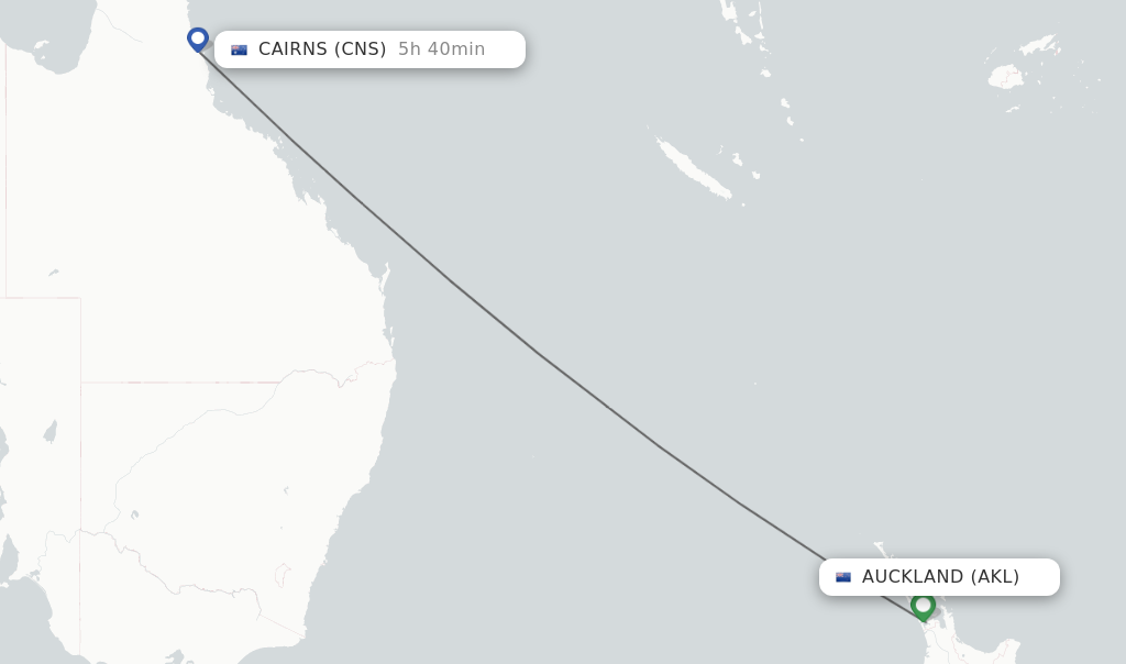 Direct Non Stop Flights From Auckland To Cairns Schedules 8985