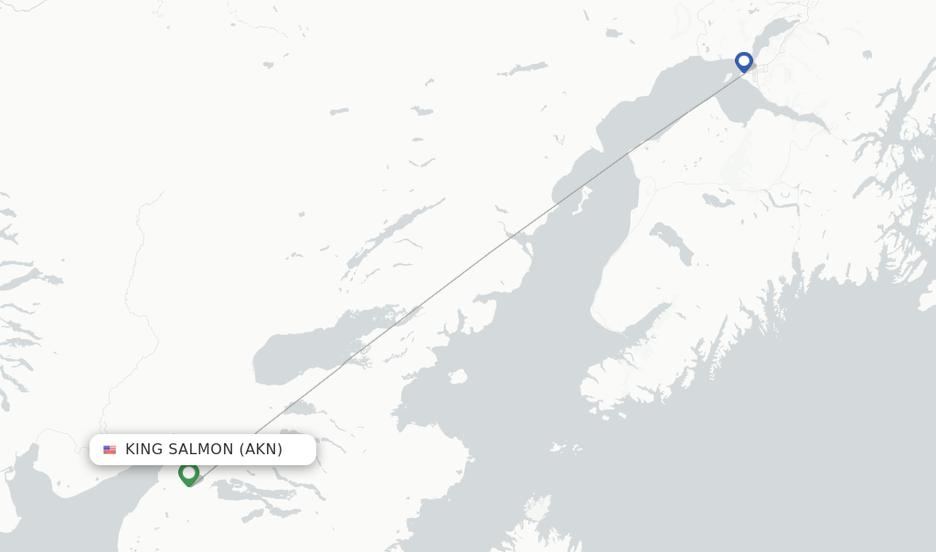 Alaska Airlines flights from King Salmon, AKN