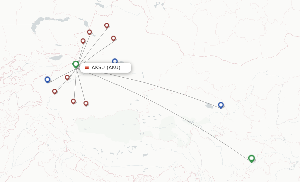 Gestair flights from Aksu, AKU - FlightsFrom.com