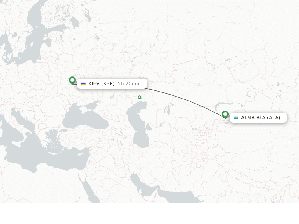 Direct Non Stop Flights From Almaty To Kievkyiv Schedules 3085