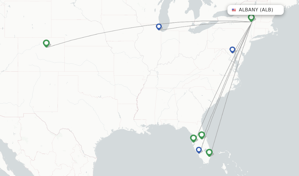 Southwest flights from Albany, ALB - FlightsFrom.com