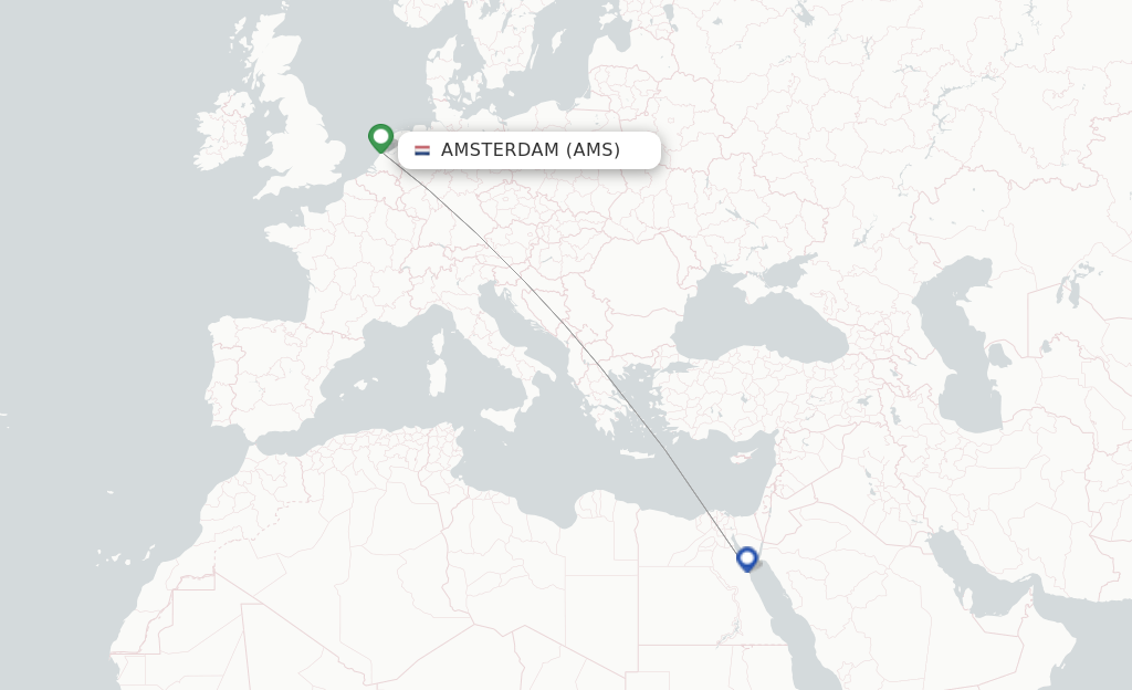 Corendon Dutch Airlines flights from Amsterdam, AMS