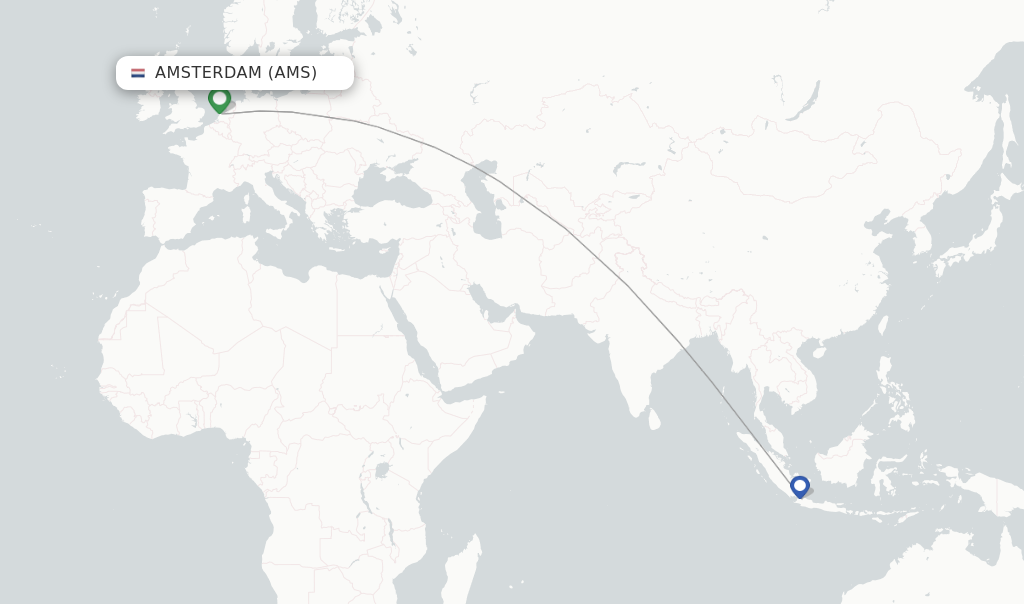 Garuda Indonesia Flights From Amsterdam Ams 