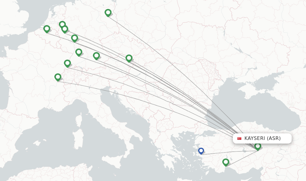 SunExpress Flights From Kayseri, ASR - FlightsFrom.com