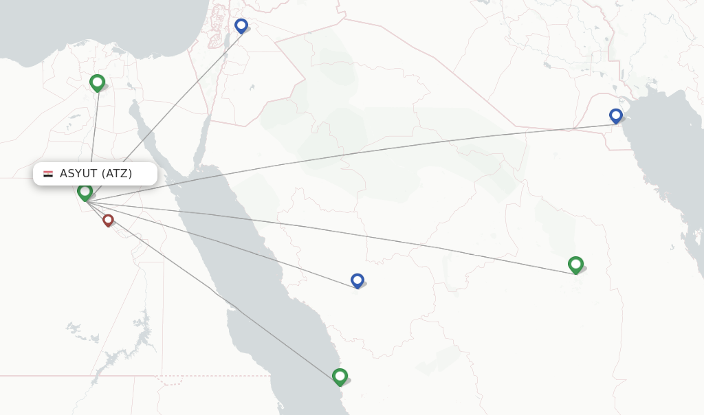 Direct non stop flights from Asyut to Madinah schedules