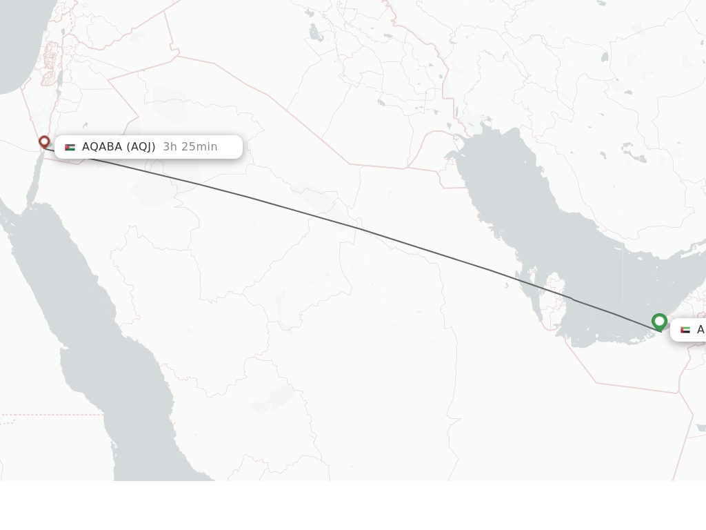 Dubai to cheap aqaba flights