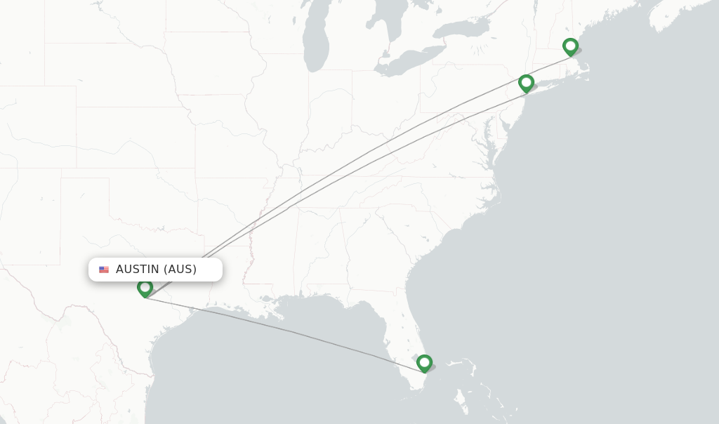 JetBlue flights from Austin, AUS