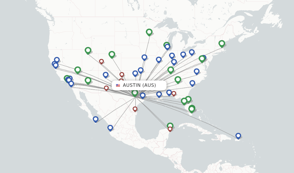 Southwest flights from Austin, AUS - FlightsFrom.com