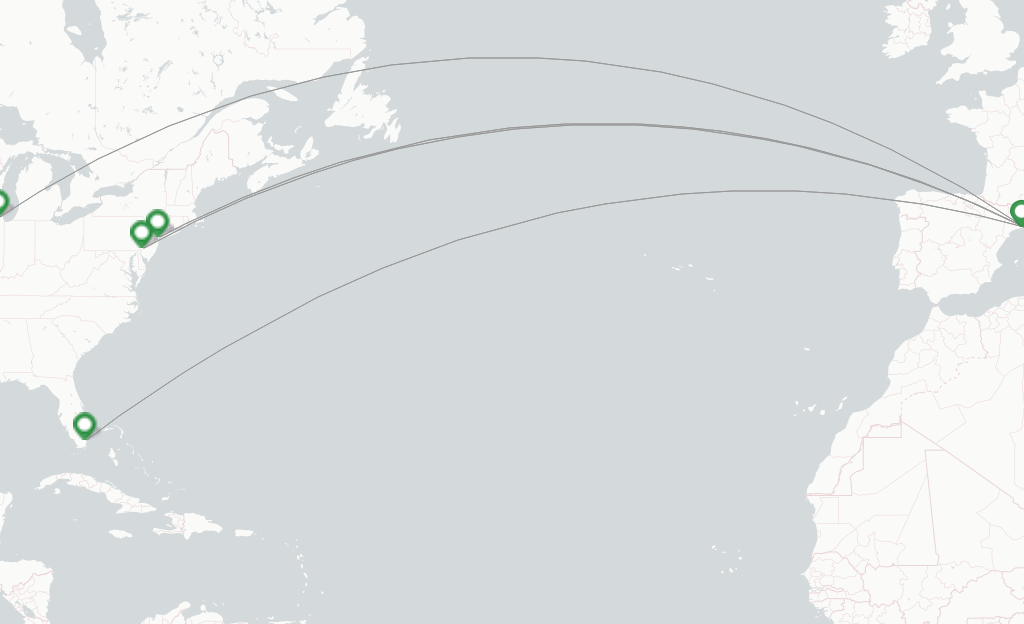 American Airlines flights from Barcelona, BCN