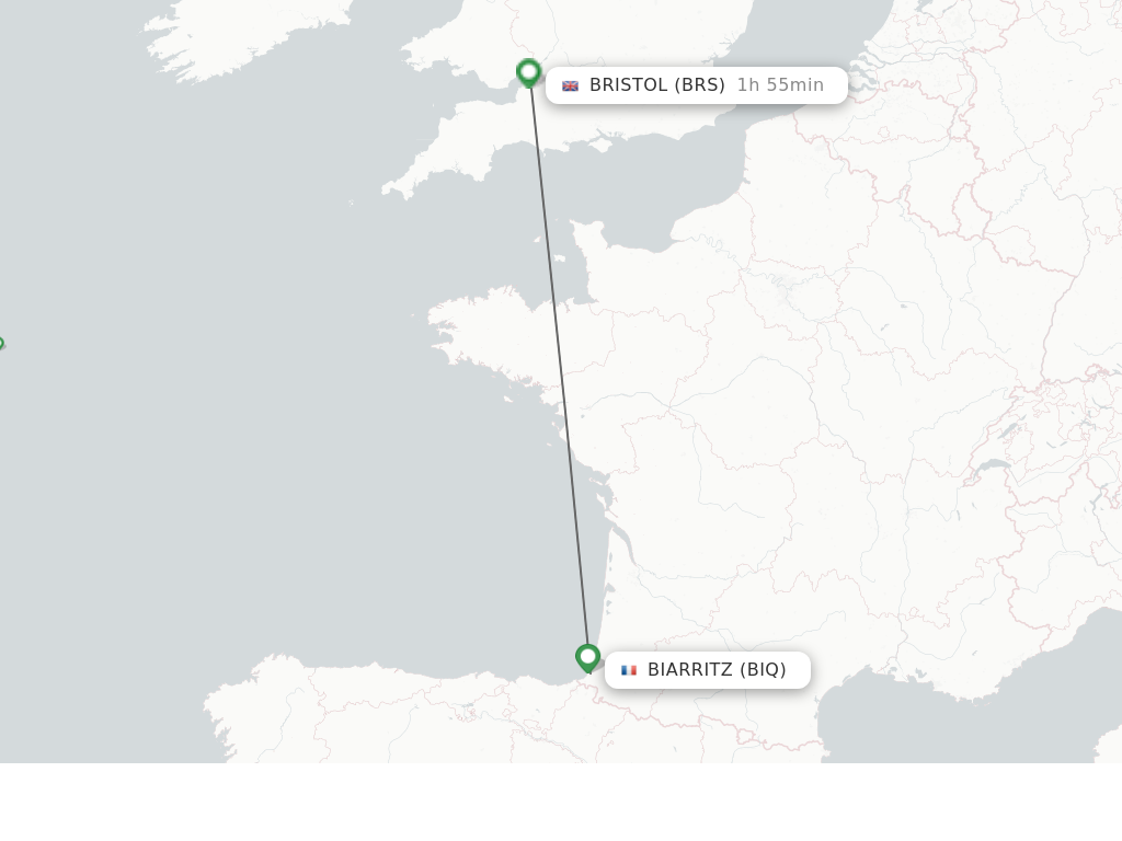 Direct (non-stop) Flights From Biarritz To Bristol - Schedules ...