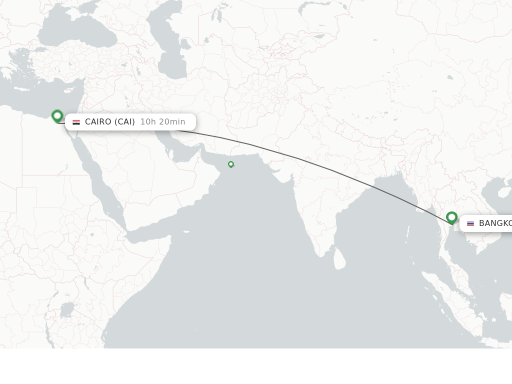 Direct (non-stop) Flights From Bangkok To Cairo - Schedules ...