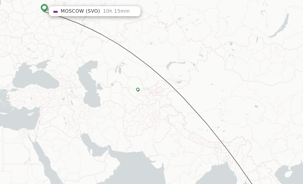 Direct (non-stop) Flights From Bangkok To Moscow - Schedules ...