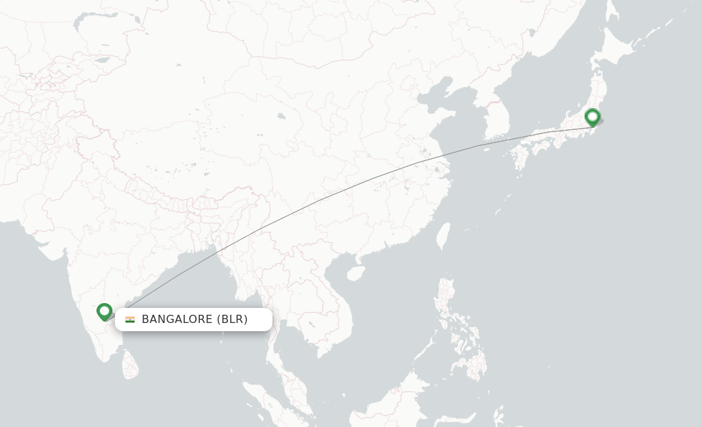 JAL flights from Bengaluru, BLR