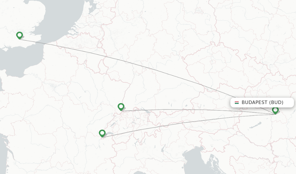 easyJet flights from Budapest, BUD