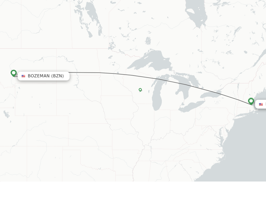 Direct (non-stop) Flights From Bozeman To Boston - Schedules ...