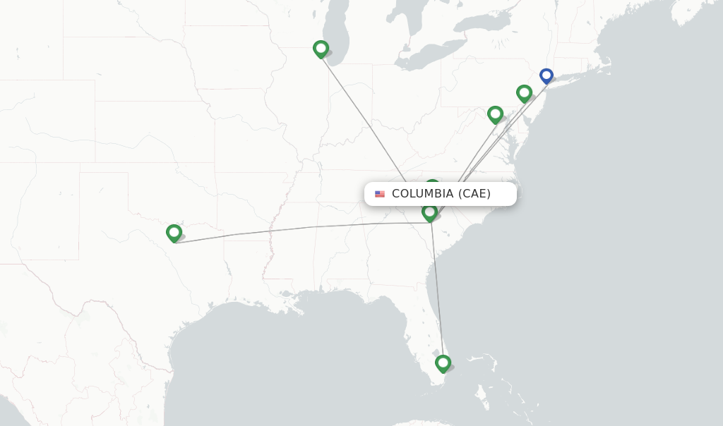 American Airlines flights from Columbia CAE FlightsFrom