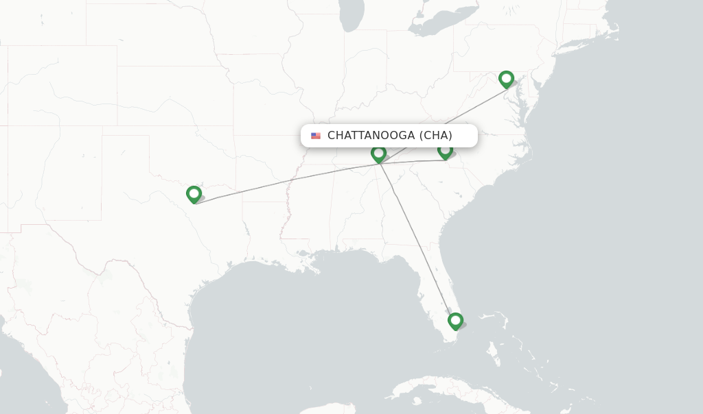 American Airlines flights from Chattanooga, CHA