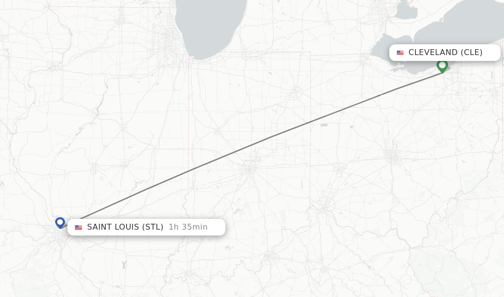 Cleveland To St Louis