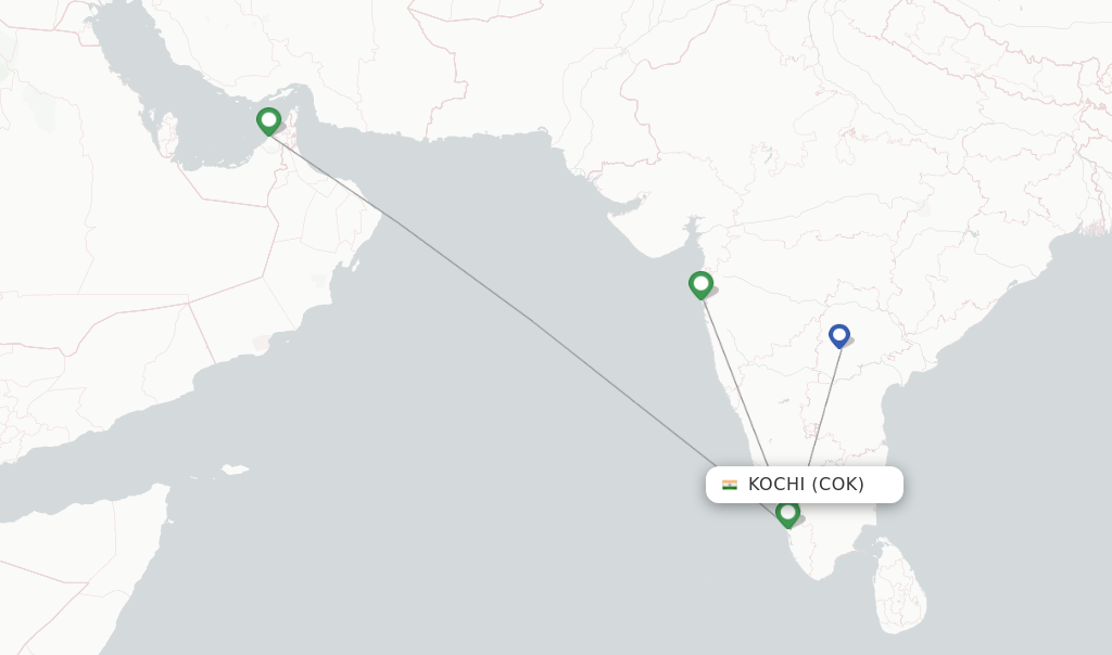 SpiceJet Flights From Kochi, COK - FlightsFrom.com